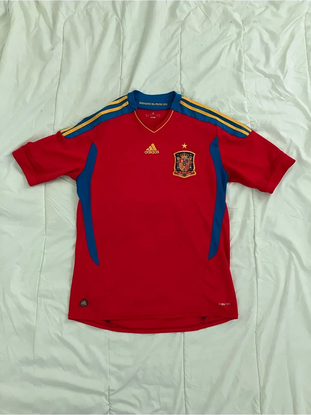Adidas Spain National Team Jersey XL Soccer Football 2010 FIFA Word Cup Champion